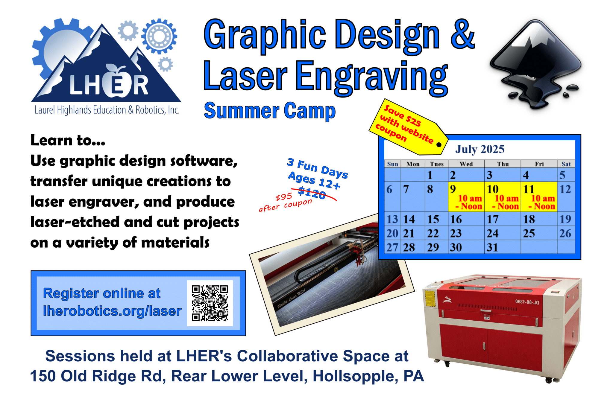Laser Camp Ad 2025 B